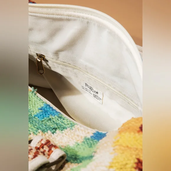 Boho Travel Bag - Ethnic Navajo Design - Handwoven from Fully Fine Cotton - Picture 9 of 9